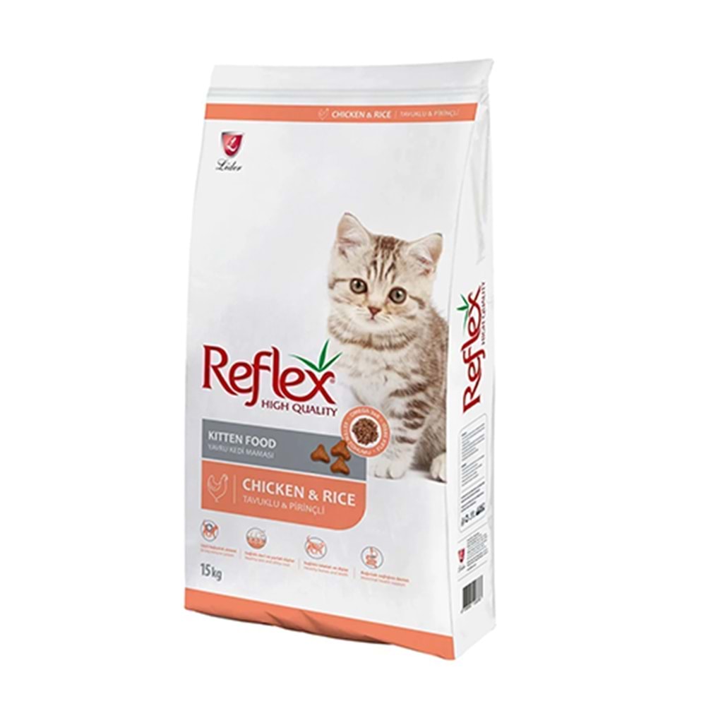 Reflex Kitten Tavuklu Yavru Kedi Maması 15 Kg