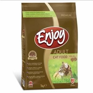 Enjoy Tavuklu Yetişkin Kedi Maması 1 Kg