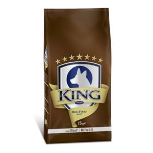 King Biftekli Yetişkin Köpek Maması 15 Kg