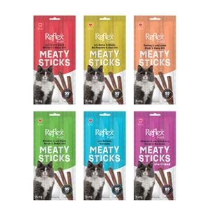Reflex Meaty Sticks Karışık Kedi Ödül Maması Seti 3x5gr 6'lı Paket