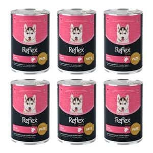 Reflex Plus Kuzulu Konserve Yavru Köpek Maması 395 Gr x 6 Adet