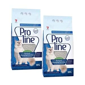 Proline Parfümsüz Kedi Kumu 10 Lt x 2 Adet