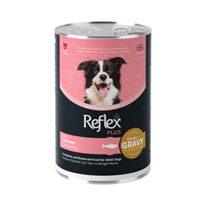 Reflex Plus Somonlu Köpek Konserve Maması 400 Gr