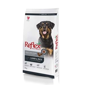 Reflex Kuzulu ve Pirinçli Yetişkin Köpek Maması 15 Kg