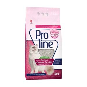 Proline Bebek Pudrası Kokulu Kedi Kumu 20 Lt