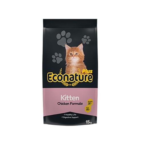 Econature Kitten Tavuklu Yavru Kedi Maması 15 Kg