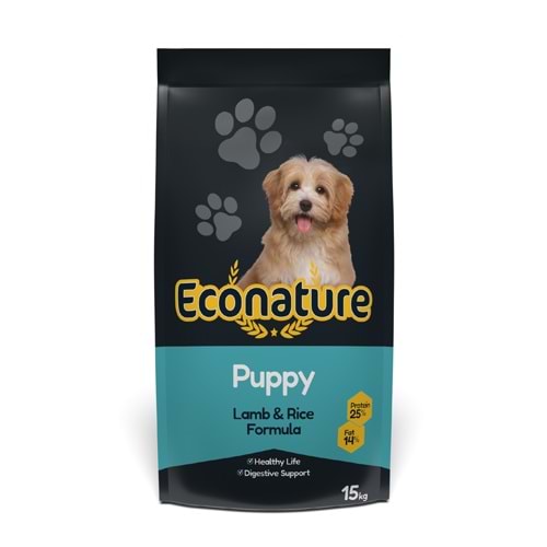 Econature Plus Puppy Kuzulu Yavru Köpek Maması 15 Kg