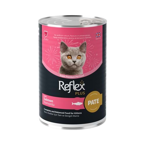 Reflex Plus Somonlu Konserve Yavru Kedi Maması 395 gr
