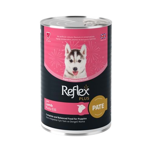 Reflex Plus Kuzulu Yavru Köpek Konserve Maması 395 Gr