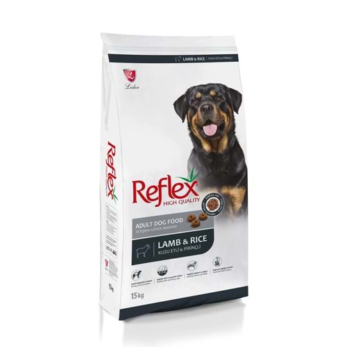 Reflex Kuzulu ve Pirinçli Yetişkin Köpek Maması 15 Kg