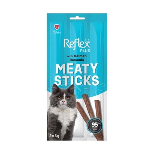 Reflex Meaty Sticks Somonlu Kedi Ödül Maması 3x5 gr