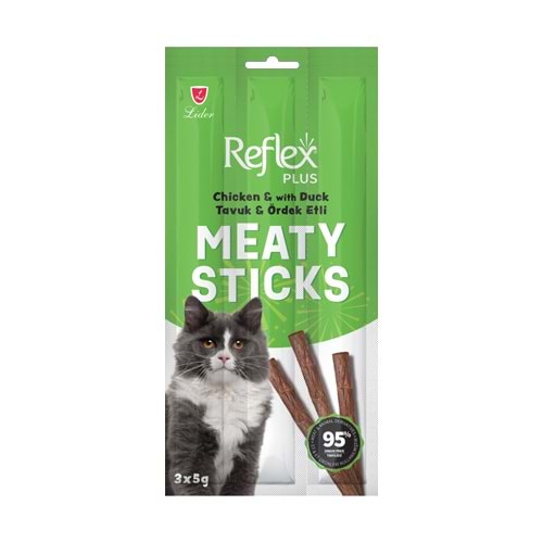 Reflex Meaty Sticks Tavuklu ve Ördek Etli Kedi Ödül Maması 3x5 gr