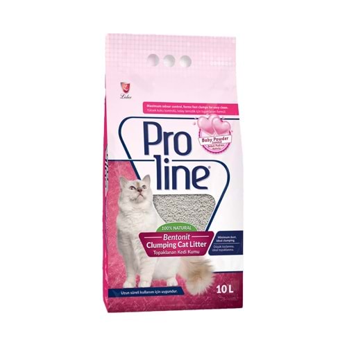 Proline Bebek Pudrası Kokulu Kedi Kumu 10 Lt